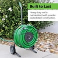 thumbnail image 3 of Yard Butler compact hose reel cart with wheels heavy duty 100 foot metal hose reel suitable for gardens, lawns and outdoor - IHTC-1, 3 of 6