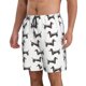 thumbnail image 2 of Balery Dachshund Dog Puppy Traje de Baño Estilo Hawaiano para Hombre, Shorts de Secado Rápido con Bolsillos-3X-Large, 2 of 6