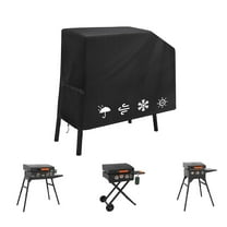 Griddle Cover for Blackstone 22 Inch 17 Inch Griddle with Hood and Stand - 600D Flat Top Grill Cover Heavy Duty & Waterproof
