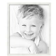 thumbnail image 2 of ArtToFrames 18" x 22" White Stain Picture Frame, 18x22 inch White Wood Poster Frame (WOM-4110), 2 Pack, 2 of 7