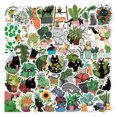 thumbnail image 1 of Cats and Plants Stickers-Decorative Waterproof Decals,Pack of 50, 1 of 2