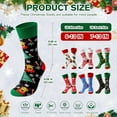 thumbnail image 6 of Fun Christmas Socks for Men - Funny Xmas Gifts for Men and Women Novelty Cozy Unisex Crew Cotton Sock Set, 6 of 10