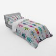 thumbnail image 3 of Ambesonne Cartoon Bedding Set 4 Pcs, Robot, Queen, Multicolor, 3 of 3