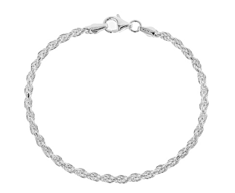 Sterling solid silver 3mm rope chain necklace&bracelet Jewelry Sets XLSS051 hot 