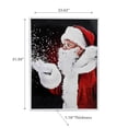 thumbnail image 2 of Recycled Paper Framed Wall Art Santa, 2 of 4