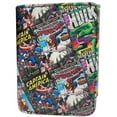 thumbnail image 1 of Marvel Avengers Classic Comic Book Covers Trifold Wallet, 1 of 2