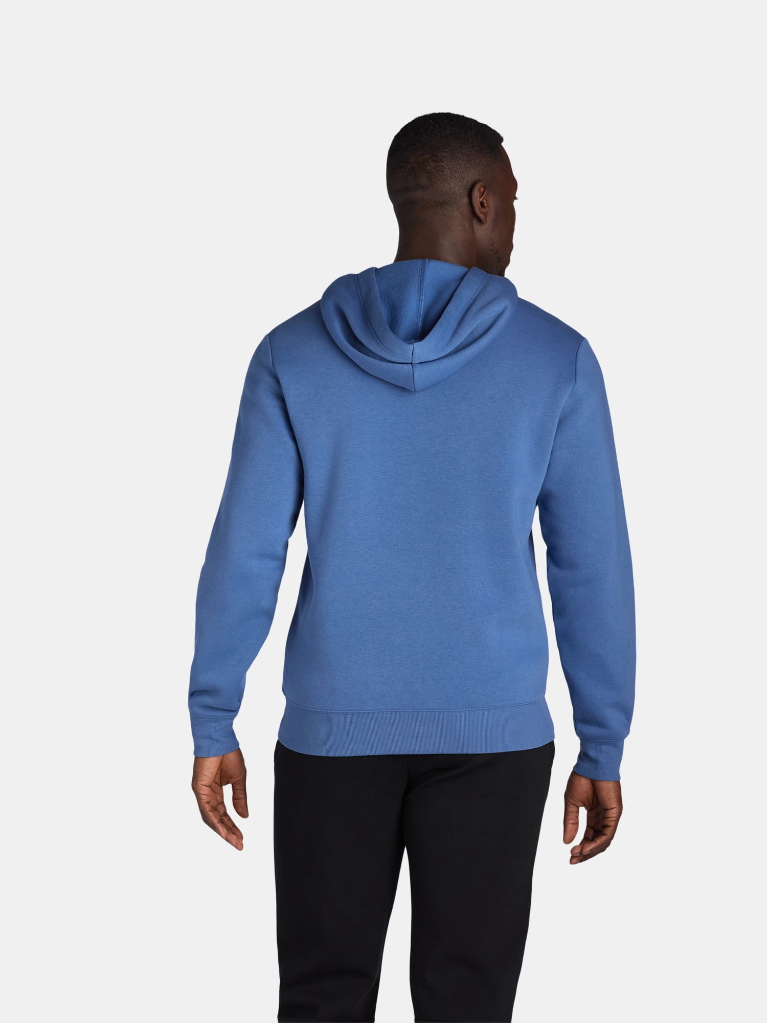 Athletic Works Men's and Big Men's Zip Up Fleece Hoodie Sweatshirt, Sizes S-5XLT