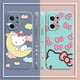 thumbnail image 4 of Case For OPPO FIND X6 X3 REALME X7 X50 RENO 2 4Z 4 6 Lite 5Z 5F 4G 5G PRO Liquid Silicone Case Cute Hello K-Kitty Cat, 4 of 5
