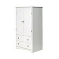thumbnail image 2 of Prepac Monterey 2 Door Armoire, Color: White, Multifunctional Storage Solution, 2 of 4
