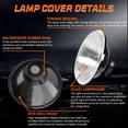 thumbnail image 2 of Bombillas LED para faros delanteros IHNZCB H4/9003 + Carcasa redonda de 18 cm, 2 of 7