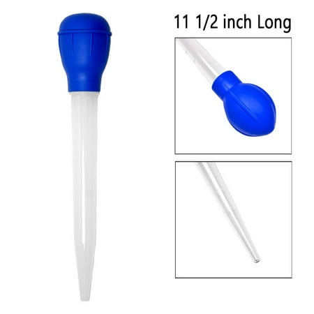 2 Pack Nylon Heat Resistant Turkey Baster Rubber Bulb Kitchen Cooking ...