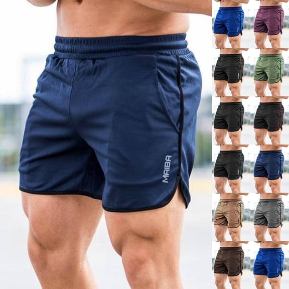 Men's Mesh Booty Workout Shorts 3 Inch Lightweight Quick Dry Athletic Sportswear Gym Workout Retro Running Short Shorts Wine