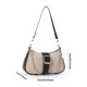 thumbnail image 3 of Bolso Hobo informal para mujer, Bolso de cuero de gran capacidad para axila, Bolso femenino para otoño e invierno, 3 of 9