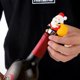 thumbnail image 4 of Tapón de vino de Papá Noel, creatividad navideña, tapón de vino con forma de muñeco de nieve navideño, tapón de botella de vino creativo y festivo, 4 of 5