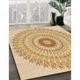 thumbnail image 3 of Ahgly Company Machine Washable Indoor Round Transitional Orange Area Rugs, 8' Round, 3 of 7