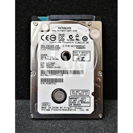 UPC 829686001640 product image for Hitachi Travelstar Z5K320 HTS543225A7A384 250 GB Internal Hard Drive | upcitemdb.com