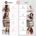 thumbnail image 7 of 2-in-1 Wet to Dry Hair Straightener & Dryer, Ionic Airflow Air Straightener Flat Iron with LCD Display & Auto-off, No Heat Damage, Black, 7 of 7