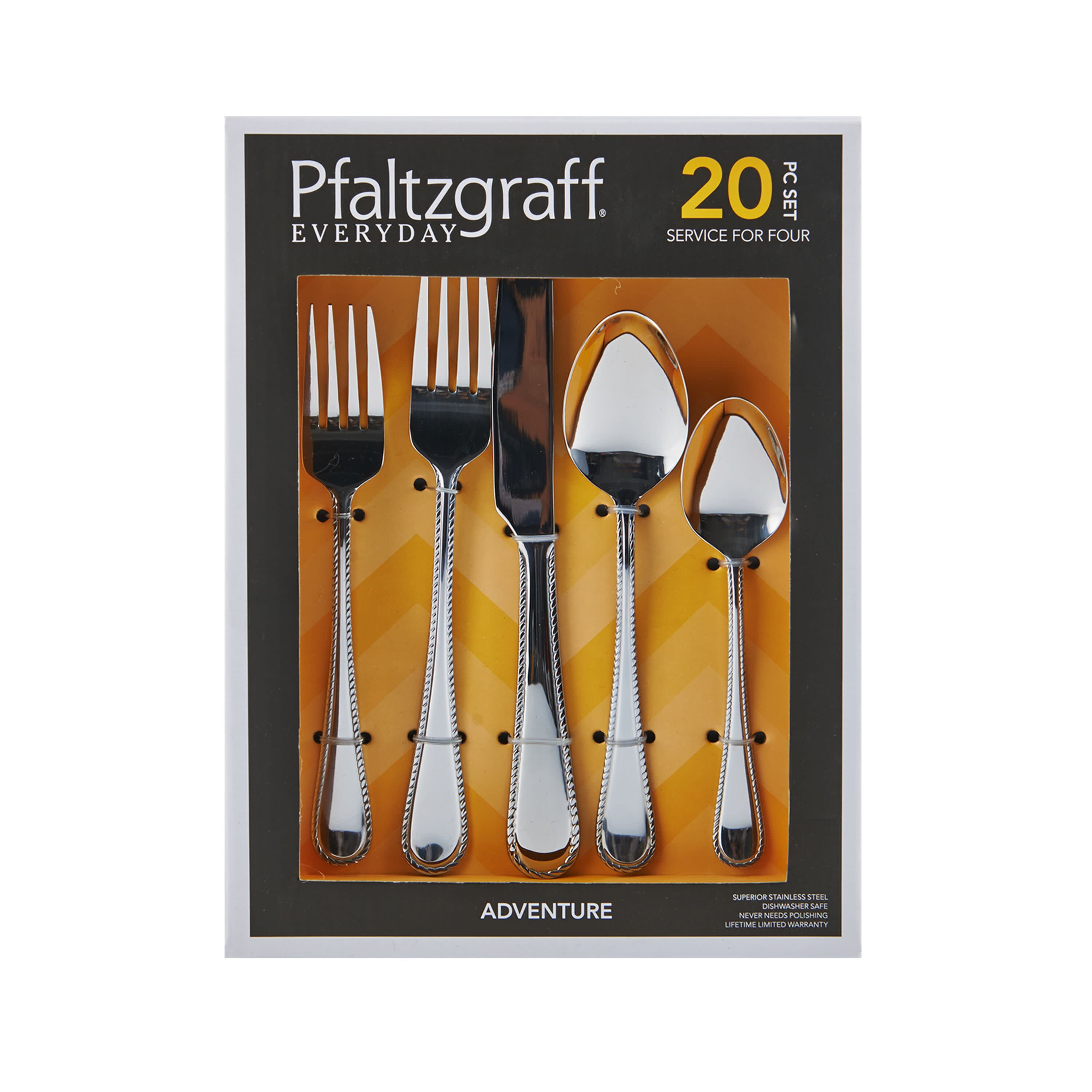 Nautical 20 Piece Flatware Set, Service for 4 – Pfaltzgraff