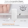 thumbnail image 6 of Small PVC Clothes Storage Bag, Plastic Transparent Pouch for Laundry, 6 of 8
