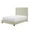 Creme, variant on Crosley Furniture Reston Upholstered King Bed Slate, Multi-color