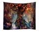 thumbnail image 4 of Tapiz de bosque de fantasía Tapiz de árbol de la vida Tapiz pagano Tapices de paisaje Planta natural Tapiz trippy Tapiz estético del mundo de cuento de hadas 90 * 73 CM para sala de estar Dormito, 4 of 5