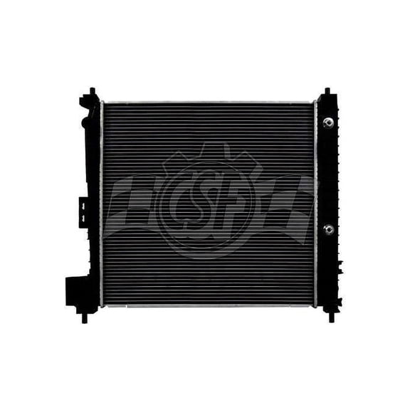 CSF 3817 1 Row Plastic Tank Aluminum Core Radiator