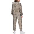 thumbnail image 3 of TQWQT Women's Camo Tracksuit 2 Piece Outfits Maple Leaf Print Hoodie Sweatshirt Oversized Jogger Sweatpants Y2K Sweatsuit Set, 3 of 5