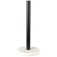 thumbnail image 2 of happimess PRH2000F Avery Modern Classic Metal with Non Slip Weighted Marble Base Paper Towel Holder, White/Black, 2 of 6