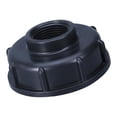 thumbnail image 3 of Conector de manguera de jardín S60x6, adaptador de contenedor IBC para mangueras de riego de jardín Negro DN20, 3 of 7
