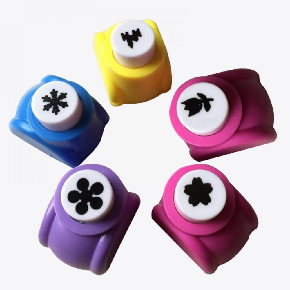Newway DIY Flower Pattern Embossing Device Scrapbook Cards Making Star Kid Craft Mini Hole Punches Cutter Toy Random Color 1PC