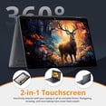 thumbnail image 6 of HP OmniBook Ultra Flip 14" 3K OLED Touch 2-in-1 Laptop, Intel Ultra 7 256V, 16GB RAM, 2TB Storage(1TB SSD+1TB Docking Station), Intel Arc Graphics, Backlit Keyboard, Copilot+ PC, Win 11 Pro, Gray, 6 of 9