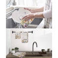 thumbnail image 5 of Easter Kitchen Dish Towels for Drying Dishes Set of 4, Spring Watercolor Bunny Carrots Eggs Flowers Beige Waffle Weave Microfiber Hand Tea Bathroom Towels Quick Dry & Absorbent Towel 15.7x23.6, 5 of 7