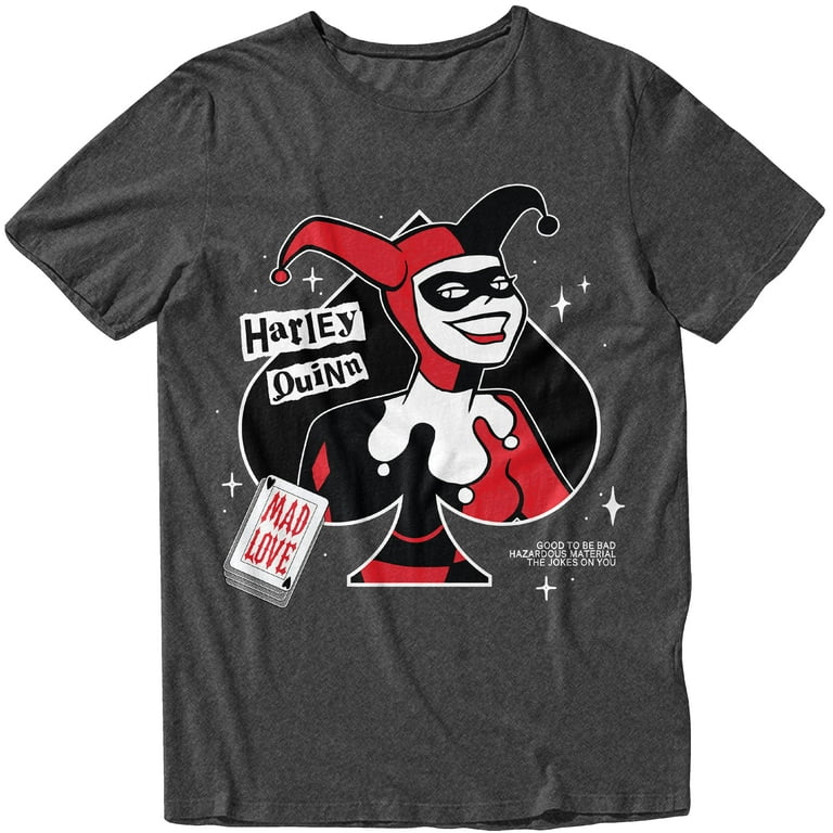Batman Animated Series Harley Quinn Spade Mad Heart Casual Unisex