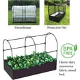 thumbnail image 3 of Garden System: Fabric Raised Garden Bed + Greenhouse Cover + Protective Net (36” x 72” x 53”), 3 of 8