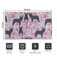 thumbnail image 5 of French Bulldog and Flower Door Rugs,Washable Non Slip Door Mats Indoor,Decorative Door Mats,Entry Mat Indoor for Entrance,Bedroom,Kitchen,Bathroom,17"x30", 5 of 6
