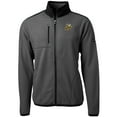 thumbnail image 2 of Men's Cutter & Buck  Gray/Black Baldwin Wallace Yellow Jackets Cascade Eco Sherpa Fleece Full-Zip Jacket, 2 of 3
