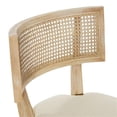 thumbnail image 5 of Home Square 3 Piece Coastal Linen Fabric Counter Stool Set in Beige, 5 of 7