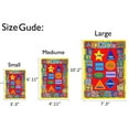 thumbnail image 3 of HR-Kids Rugs for Playroom Bedroom 3x5 Boys Girls Childrens Room Dcor Fun ABC Alphabet Shapes Interactive Gift for Kids Boys Girls Educational Learning Mat Rug Carpet for Nursery School Playroom, 3 of 7