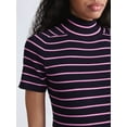 thumbnail image 4 of Free Assembly Women's Cozy Yarn Mock Neck Sweater with Short Sleeves, Lightweight, Sizes XS-XXL, 4 of 4