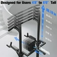 thumbnail image 5 of Sportsroyals Pull Up Bar Dip Station Power Tower Assistive Trainer Multi-Function Home Gym Strength Training Fitness Equipment 450LBS, 5 of 9