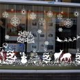 thumbnail image 2 of Pegatinas de pared de Navidad para tienda, decoración del hogar, oficina, Festival de Navidad, tema blanco, Mural de pared, arte Diy, calcomanías de ventana, 2 of 4