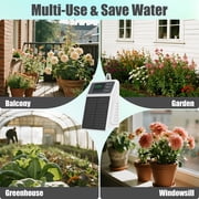 Solar-Powered Automatic Drip Irrigation Kit with 10m Tubing, 10 Drippers