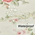 thumbnail image 3 of Vintage Floral Rectangle Tablecloth Shabby Chic Flower Table Cloth Spring Table Cover Waterproof for Dinner Kitchen Picnic, Pink, 60x84 Inches, 3 of 6
