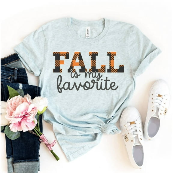 Fall Is My Favorite T-shirt October Tee Women's Halloween Tshirt Pumpkin Spice Shirts Autumn Gift Thanksgiving Top Hocus Pocus Shirt