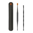 thumbnail image 2 of Silicone Ear Pick,Ear Wax Removal Sticks Earpick Remover Earpick Remover With Ear Cleaner Spiral Swab Ear Wax Spiral Swab Ear Remover With Leather 2pcs Silicone Ear Removal Tool Ear Wax Removal Tool, 2 of 5