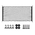 thumbnail image 1 of Soumake Car Storage Net Organizer Simple Installation Versatile Use Heavy-Duty Luggage Holder Trunk Storage Net with Mount Kit, 1 of 8