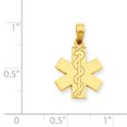 thumbnail image 2 of 14K Or Jaune Paramédical/emt Symbole Pendentif, 2 of 2