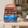 thumbnail image 5 of Sikiie Animals On Noah's Ark2 Clear Backpack, Transparent Bookbag for School for Women Men, Capacity Clear Bag for College, Travel, 5 of 7
