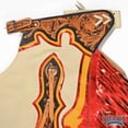 thumbnail image 3 of Hilason Handmade Genuine Leather Chaps Adult Handtooled Rodeo Bull Riding, 3 of 6