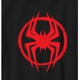 thumbnail image 2 of Boy's Spider-Man: Across the Spider-Verse Graffiti Spider Logo  Graphic Tee Black X Large, 2 of 5